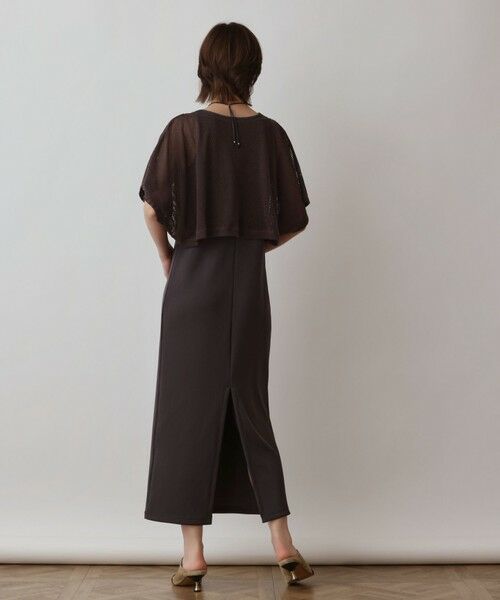 GRACE CONTINENTAL / グレースコンチネンタル ロング・マキシ丈ワンピース | メッシュレイヤードワンピース | 詳細17