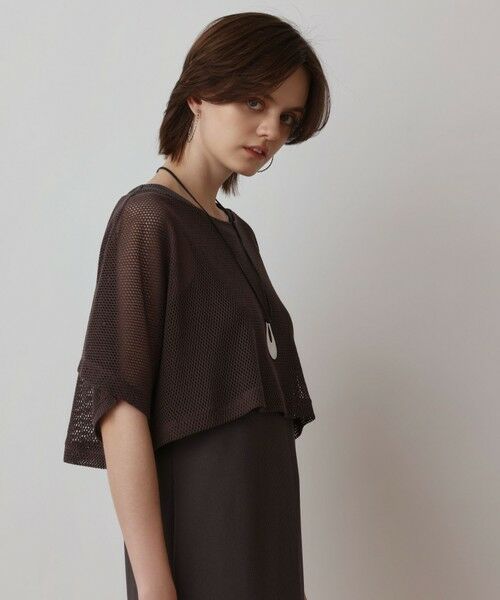 GRACE CONTINENTAL / グレースコンチネンタル ロング・マキシ丈ワンピース | メッシュレイヤードワンピース | 詳細19