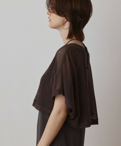 GRACE CONTINENTAL / グレースコンチネンタル ロング・マキシ丈ワンピース | メッシュレイヤードワンピース | 詳細22