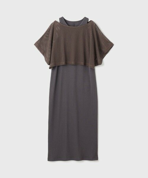 GRACE CONTINENTAL / グレースコンチネンタル ロング・マキシ丈ワンピース | メッシュレイヤードワンピース | 詳細23