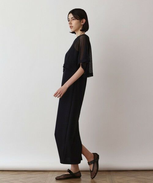 GRACE CONTINENTAL / グレースコンチネンタル ロング・マキシ丈ワンピース | メッシュレイヤードワンピース | 詳細25