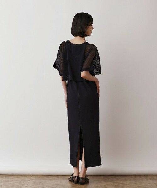 GRACE CONTINENTAL / グレースコンチネンタル ロング・マキシ丈ワンピース | メッシュレイヤードワンピース | 詳細26