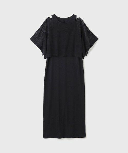 GRACE CONTINENTAL / グレースコンチネンタル ロング・マキシ丈ワンピース | メッシュレイヤードワンピース | 詳細28