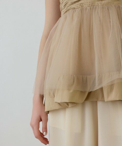 GRACE CONTINENTAL / グレースコンチネンタル その他トップス | タフタチュールキャミ | 詳細7