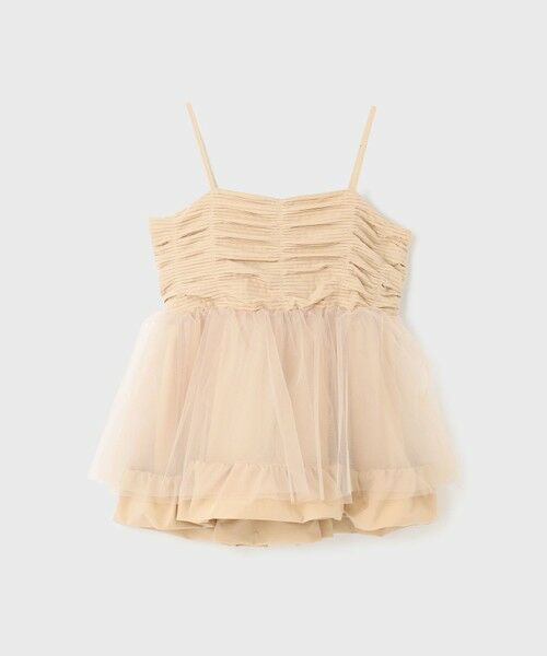 GRACE CONTINENTAL / グレースコンチネンタル その他トップス | タフタチュールキャミ | 詳細9