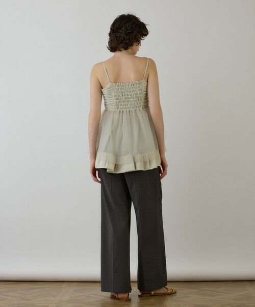GRACE CONTINENTAL / グレースコンチネンタル その他トップス | タフタチュールキャミ | 詳細13