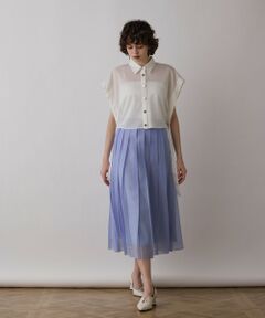 GRACE CONTINENTAL / グレースコンチネンタル シャツ・ブラウス | メッシュポンチョシャツ