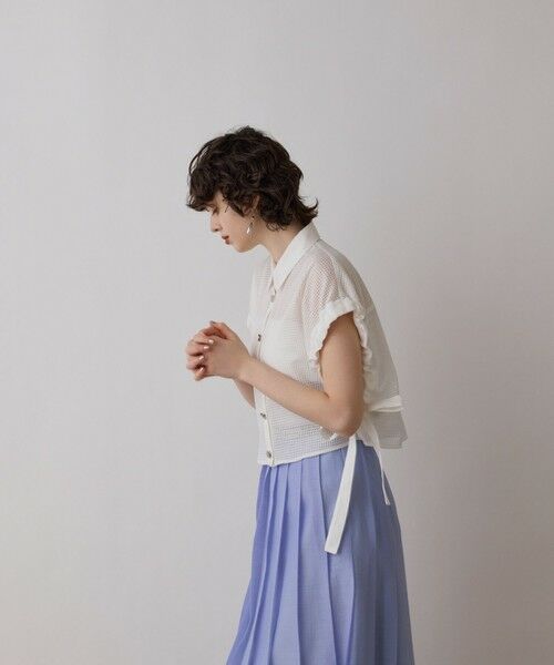 GRACE CONTINENTAL / グレースコンチネンタル シャツ・ブラウス | メッシュポンチョシャツ | 詳細9