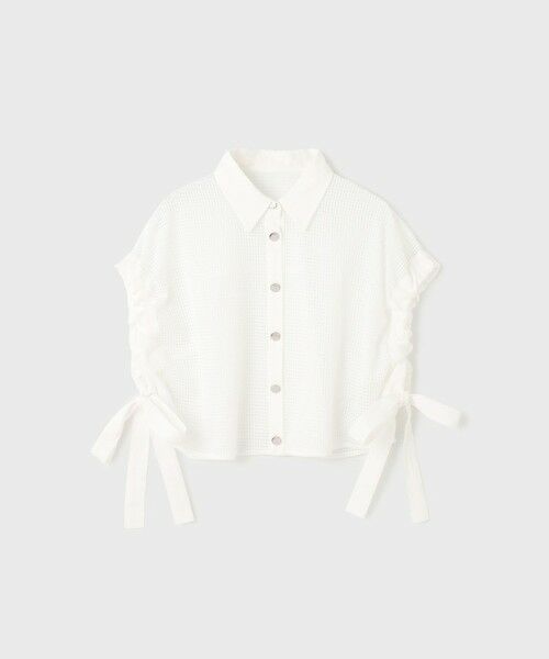 GRACE CONTINENTAL / グレースコンチネンタル シャツ・ブラウス | メッシュポンチョシャツ | 詳細11