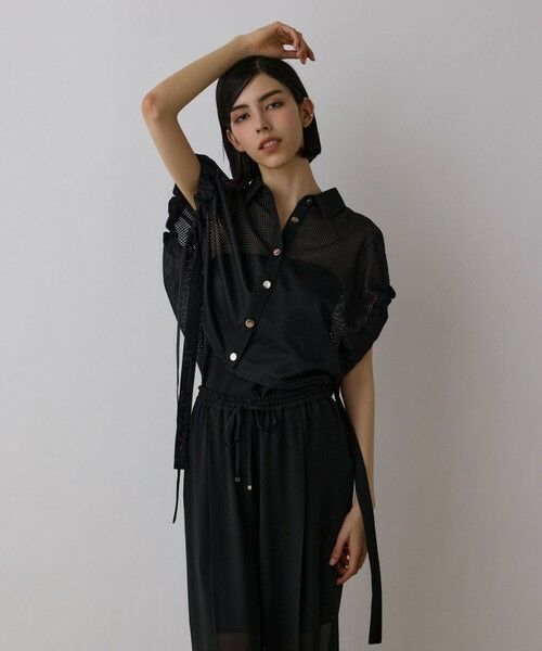GRACE CONTINENTAL / グレースコンチネンタル シャツ・ブラウス | メッシュポンチョシャツ | 詳細12
