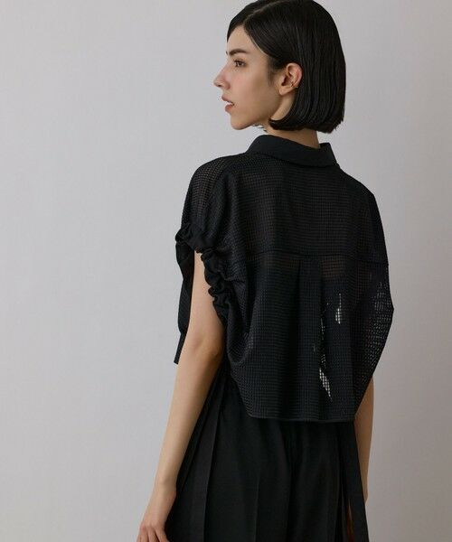 GRACE CONTINENTAL / グレースコンチネンタル シャツ・ブラウス | メッシュポンチョシャツ | 詳細13