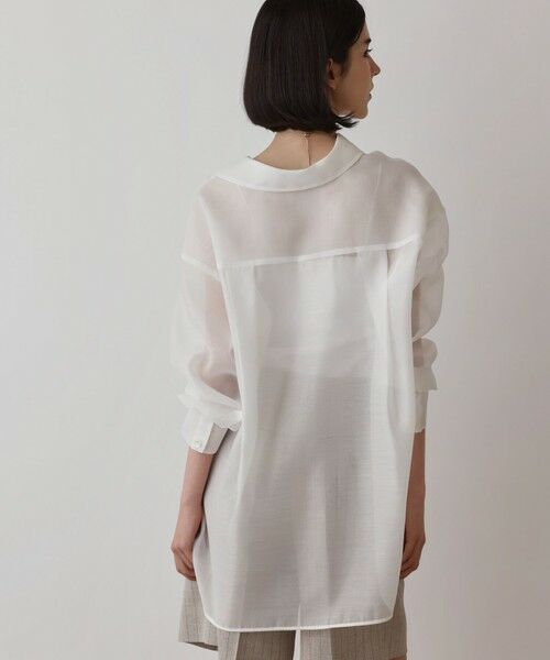 GRACE CONTINENTAL / グレースコンチネンタル シャツ・ブラウス | マットシアーシャツ | 詳細4