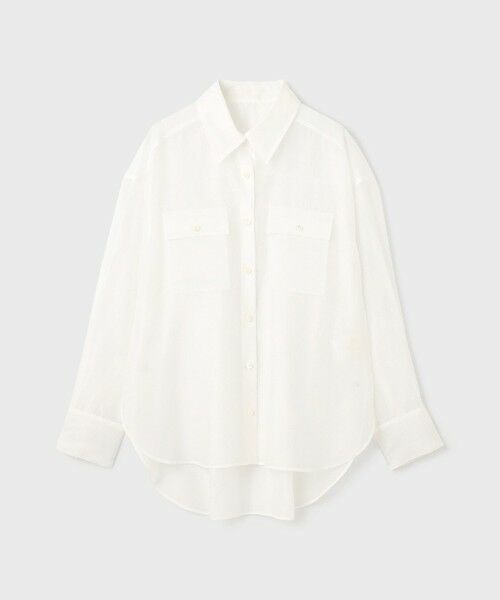 GRACE CONTINENTAL / グレースコンチネンタル シャツ・ブラウス | マットシアーシャツ | 詳細6