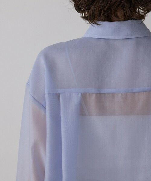 GRACE CONTINENTAL / グレースコンチネンタル シャツ・ブラウス | マットシアーシャツ | 詳細13