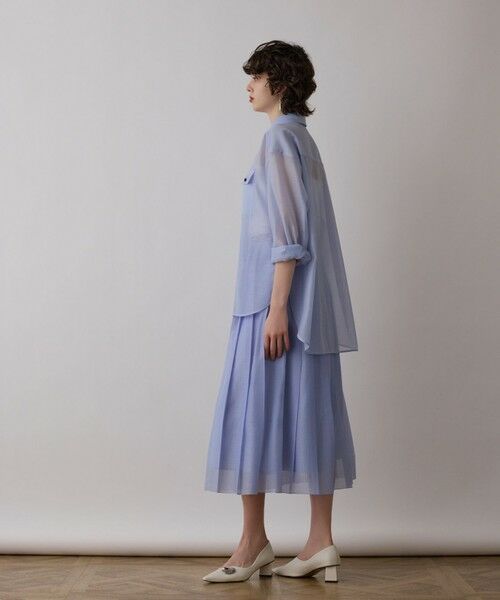 GRACE CONTINENTAL / グレースコンチネンタル シャツ・ブラウス | マットシアーシャツ | 詳細14