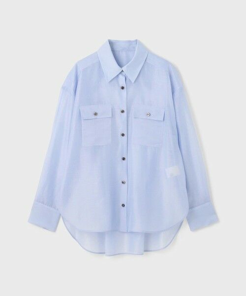 GRACE CONTINENTAL / グレースコンチネンタル シャツ・ブラウス | マットシアーシャツ | 詳細15
