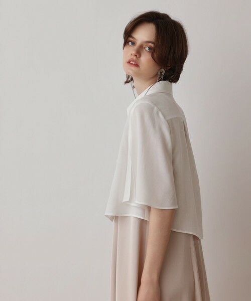 GRACE CONTINENTAL / グレースコンチネンタル シャツ・ブラウス | フレアスリーブシャツ | 詳細1