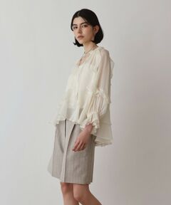GRACE CONTINENTAL / グレースコンチネンタル シャツ・ブラウス | シフォンフレアブラウス