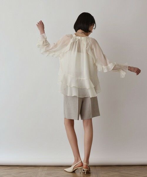 GRACE CONTINENTAL / グレースコンチネンタル シャツ・ブラウス | シフォンフレアブラウス | 詳細9