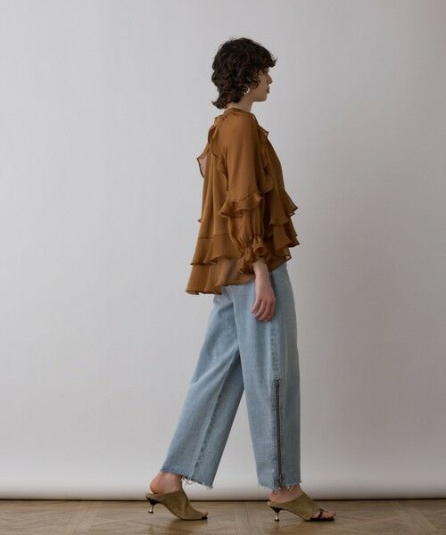 GRACE CONTINENTAL / グレースコンチネンタル シャツ・ブラウス | シフォンフレアブラウス | 詳細13