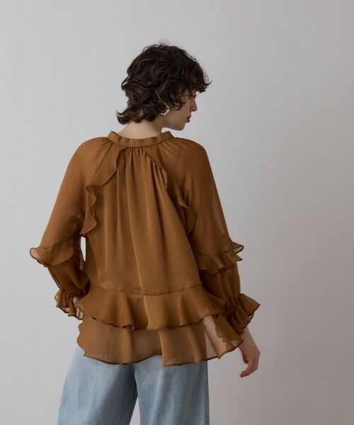 GRACE CONTINENTAL / グレースコンチネンタル シャツ・ブラウス | シフォンフレアブラウス | 詳細15