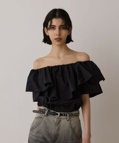 GRACE CONTINENTAL / グレースコンチネンタル その他トップス | フリルオフショルトップ