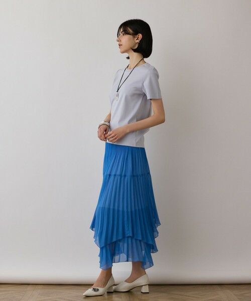 GRACE CONTINENTAL / グレースコンチネンタル カットソー | コンパクト天竺トップ | 詳細9