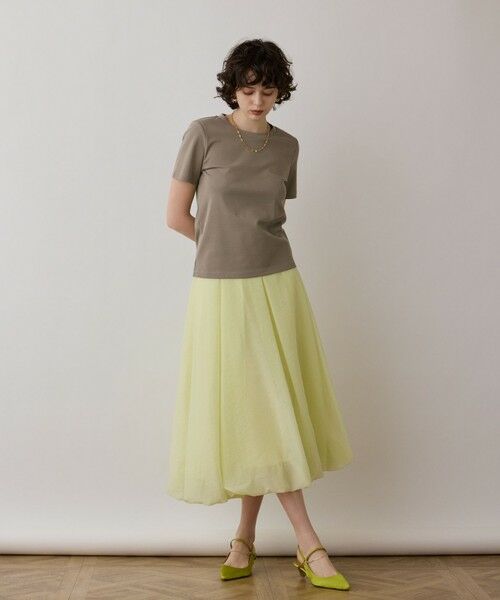 GRACE CONTINENTAL / グレースコンチネンタル カットソー | コンパクト天竺トップ | 詳細13