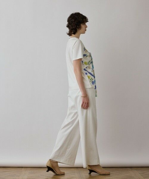 GRACE CONTINENTAL / グレースコンチネンタル カットソー | スカーフプリントコンビトップ | 詳細4