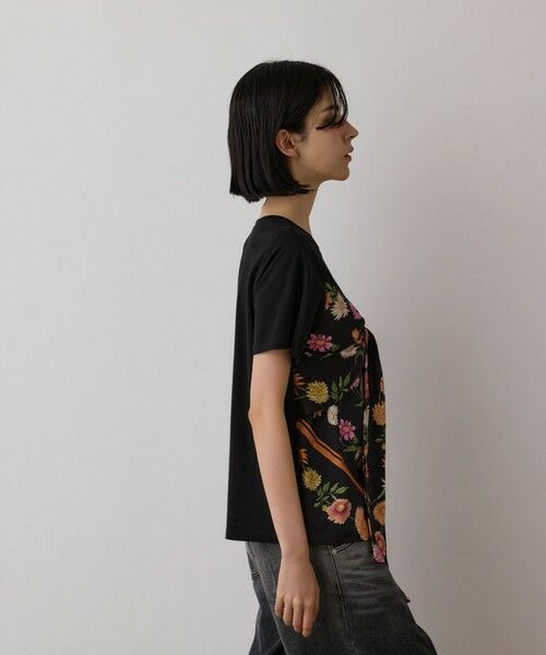 GRACE CONTINENTAL / グレースコンチネンタル カットソー | スカーフプリントコンビトップ | 詳細11