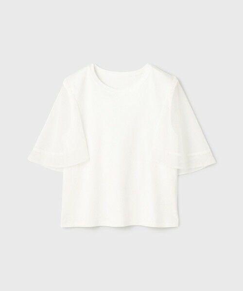 GRACE CONTINENTAL / グレースコンチネンタル カットソー | シアーケープカットトップ | 詳細9