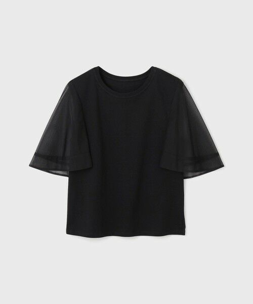 GRACE CONTINENTAL / グレースコンチネンタル カットソー | シアーケープカットトップ | 詳細15