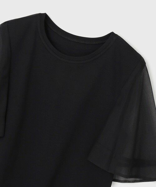 GRACE CONTINENTAL / グレースコンチネンタル カットソー | シアーケープカットトップ | 詳細16