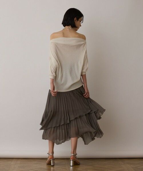 GRACE CONTINENTAL / グレースコンチネンタル カットソー | ドレープカットトップ | 詳細2