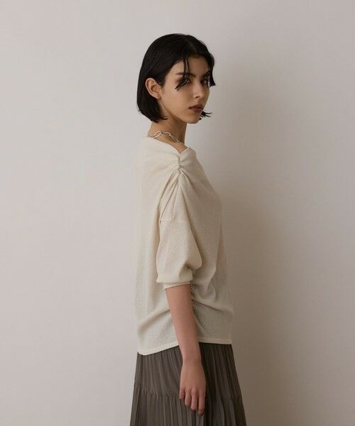 GRACE CONTINENTAL / グレースコンチネンタル カットソー | ドレープカットトップ | 詳細6