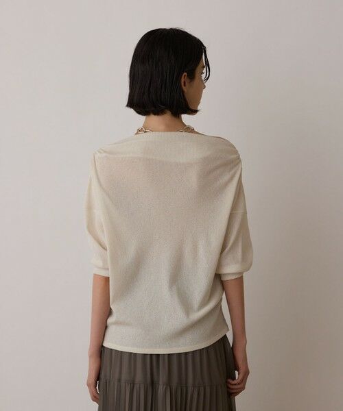 GRACE CONTINENTAL / グレースコンチネンタル カットソー | ドレープカットトップ | 詳細7