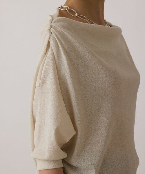 GRACE CONTINENTAL / グレースコンチネンタル カットソー | ドレープカットトップ | 詳細8