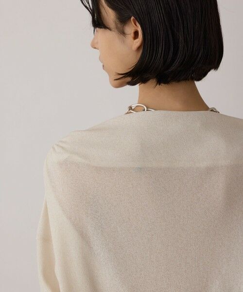 GRACE CONTINENTAL / グレースコンチネンタル カットソー | ドレープカットトップ | 詳細10