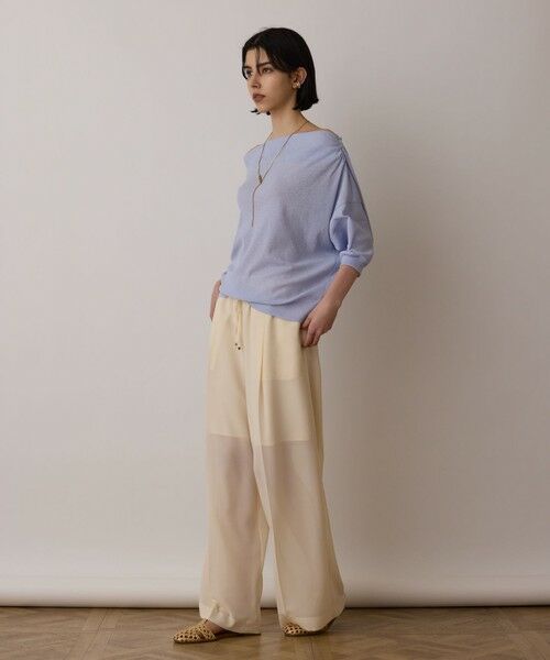 GRACE CONTINENTAL / グレースコンチネンタル カットソー | ドレープカットトップ | 詳細14