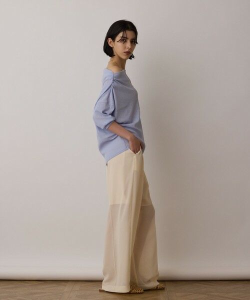 GRACE CONTINENTAL / グレースコンチネンタル カットソー | ドレープカットトップ | 詳細16