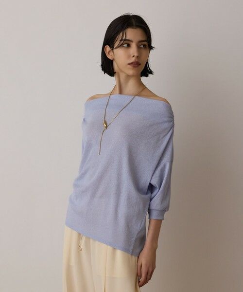 GRACE CONTINENTAL / グレースコンチネンタル カットソー | ドレープカットトップ | 詳細17