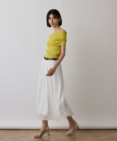 GRACE CONTINENTAL / グレースコンチネンタル その他トップス | オフショルリブニットトップ