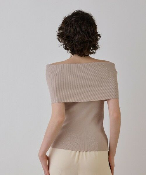GRACE CONTINENTAL / グレースコンチネンタル その他トップス | オフショルリブニットトップ | 詳細5