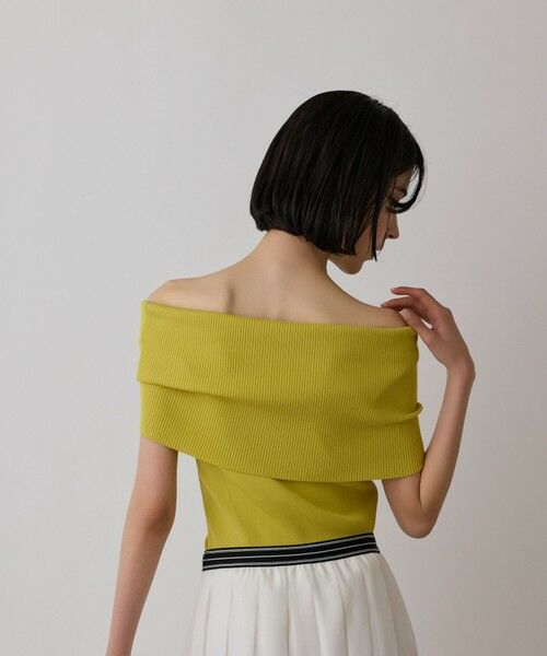 GRACE CONTINENTAL / グレースコンチネンタル その他トップス | オフショルリブニットトップ | 詳細14