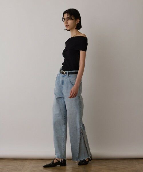 GRACE CONTINENTAL / グレースコンチネンタル その他トップス | オフショルリブニットトップ | 詳細17