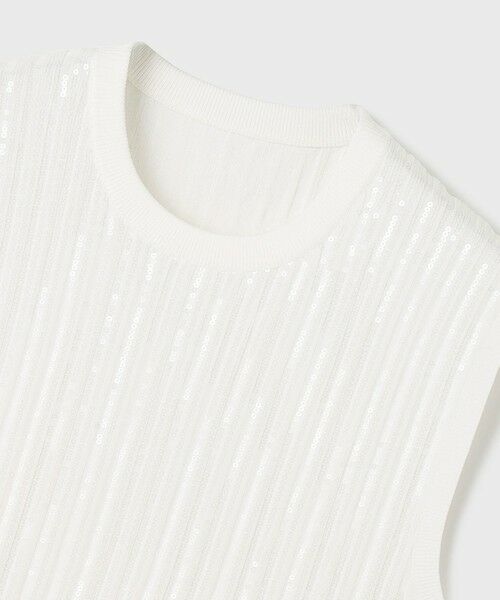 B6756□グレースコンチネンタル スパンコール ノースリーブ