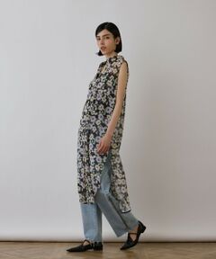 GRACE CONTINENTAL / グレースコンチネンタル シャツ・ブラウス | フラワーロングシャツ