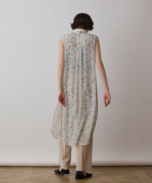 GRACE CONTINENTAL / グレースコンチネンタル シャツ・ブラウス | フラワーロングシャツ | 詳細2