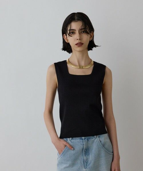 GRACE CONTINENTAL / グレースコンチネンタル その他トップス | ブライトニットノースリーブ | 詳細19