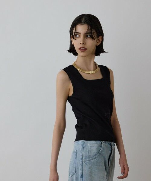 GRACE CONTINENTAL / グレースコンチネンタル その他トップス | ブライトニットノースリーブ | 詳細20